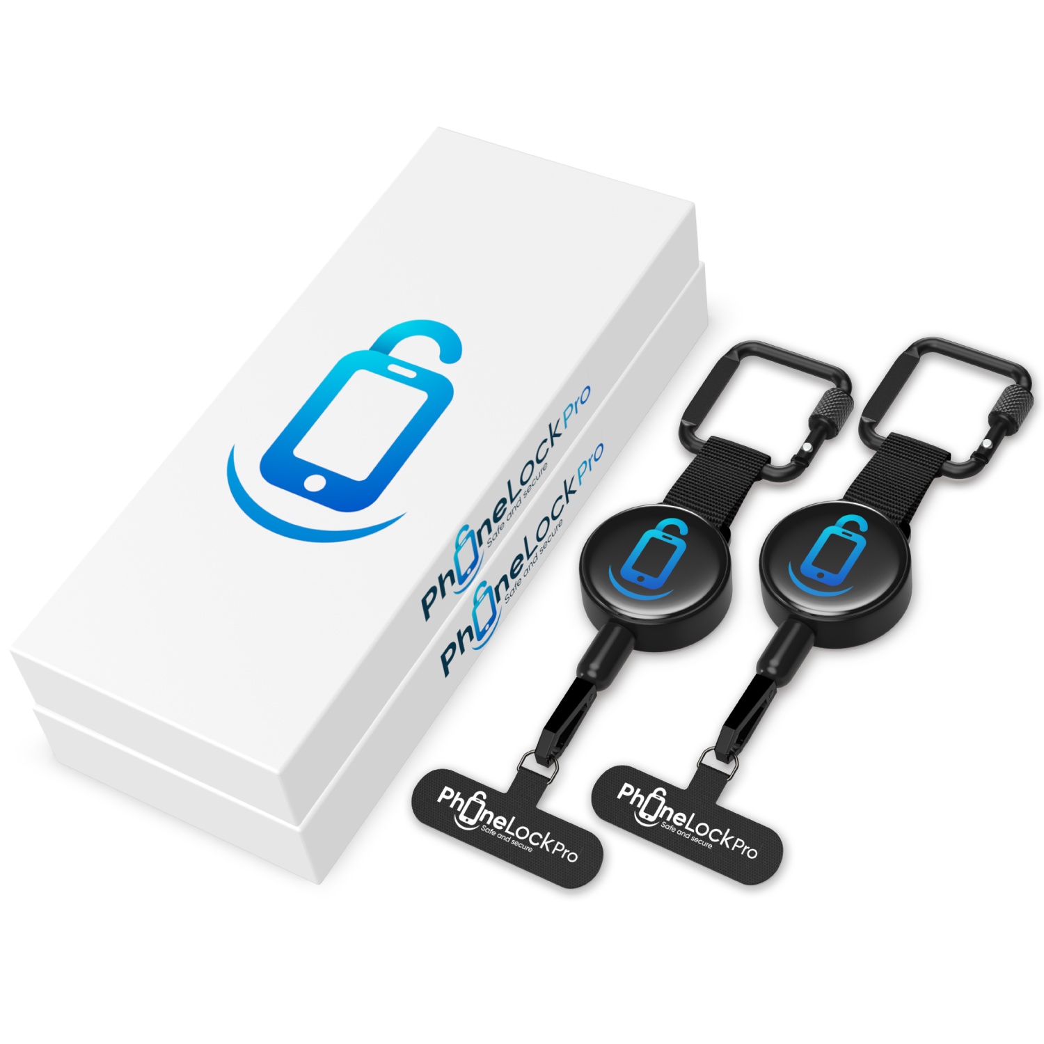 Phone Lock Pro - Retractable Anti-Theft Phone Holder with Belt Clip