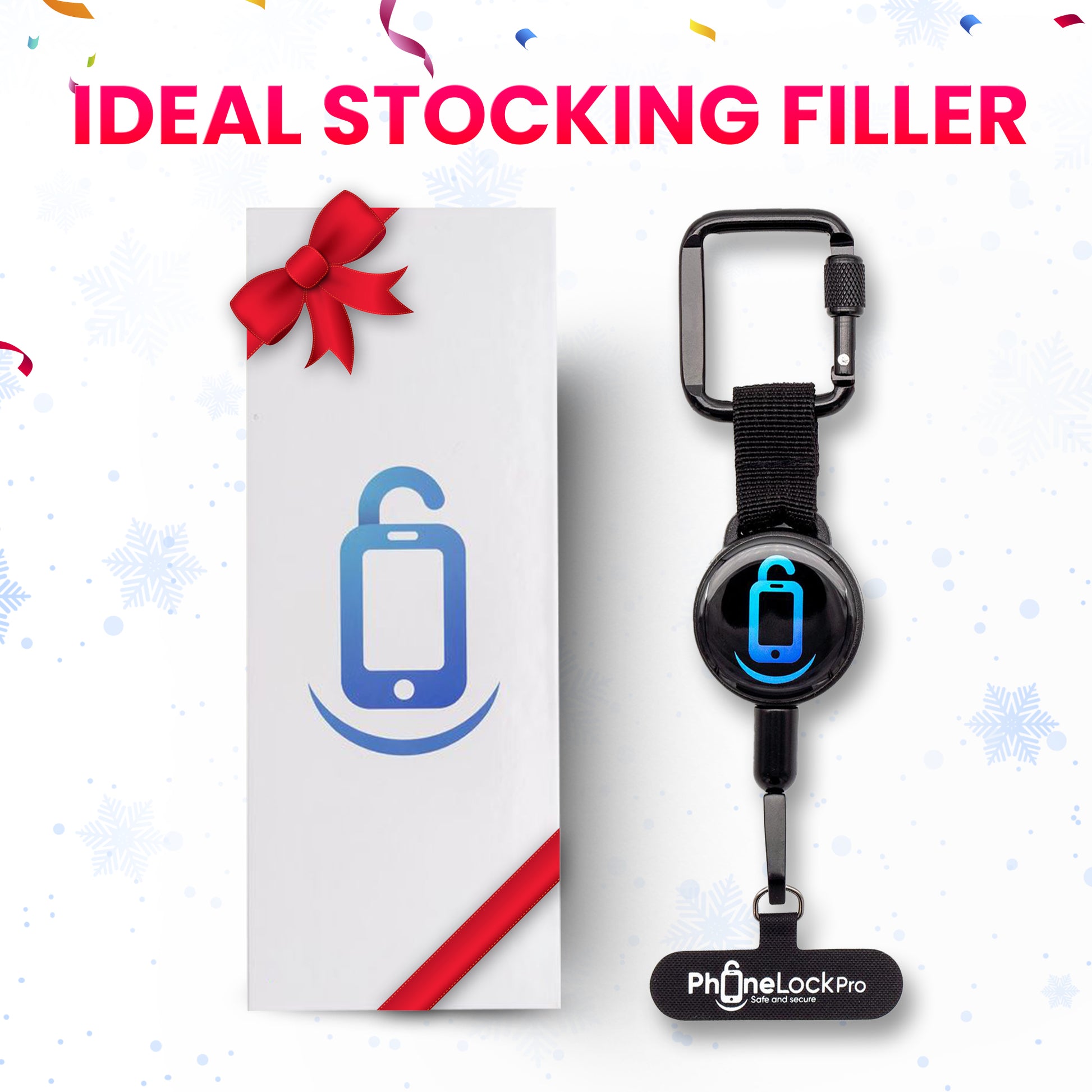 Phone Lock Pro - Retractable Anti-Theft Phone Holder with Belt Clip