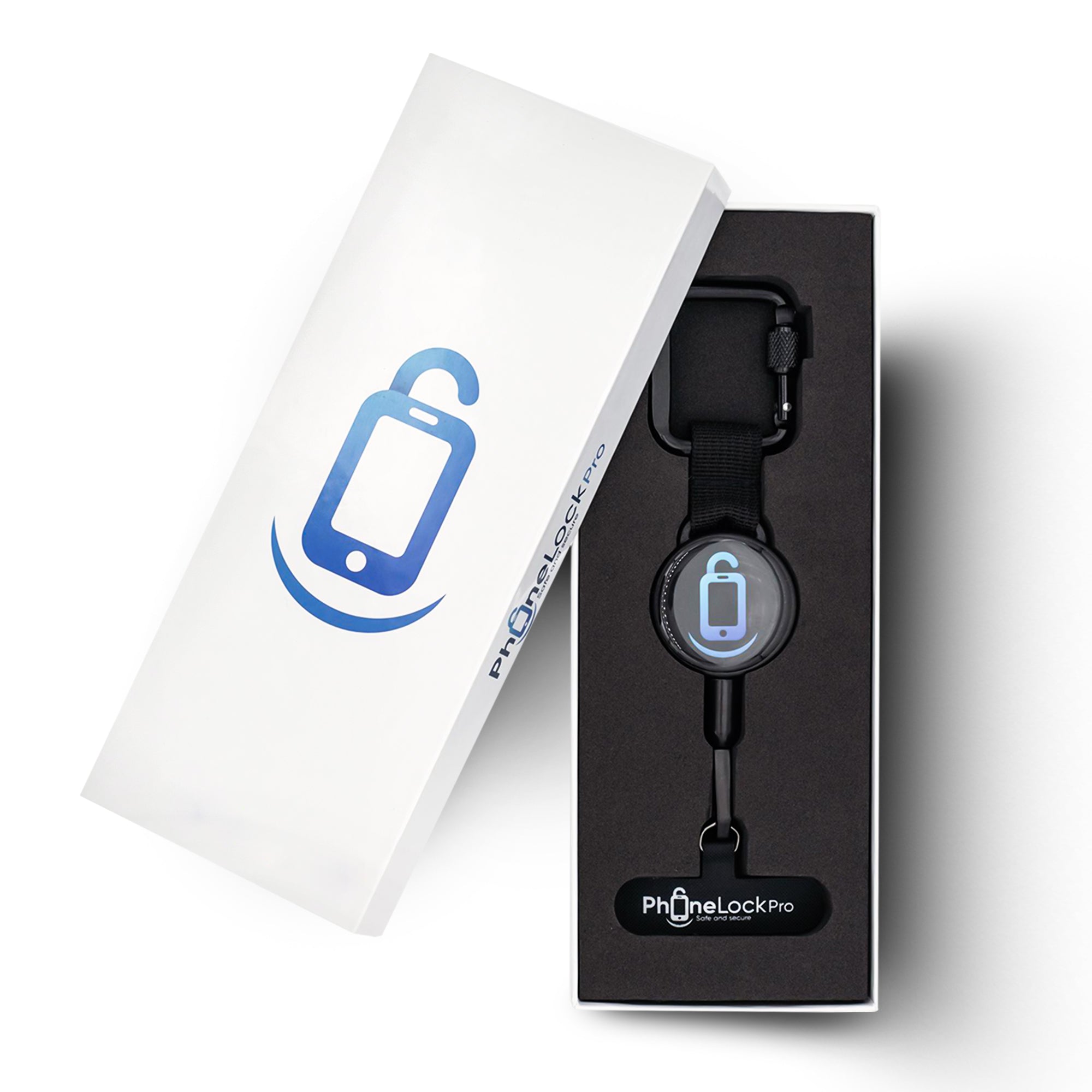 Phone Lock Pro - Retractable Anti-Theft Phone Holder with Belt Clip
